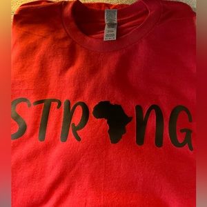 Custom red Cotton T shirt